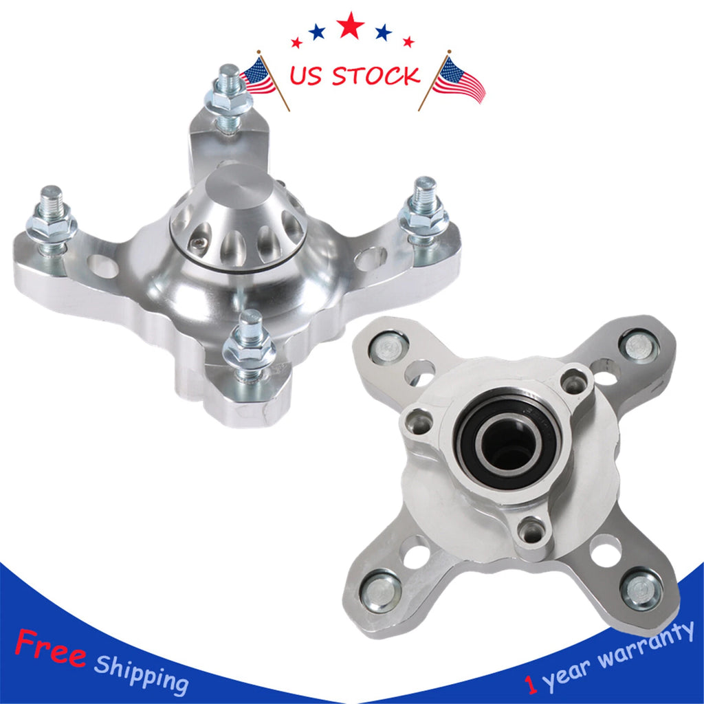 Set of 2 Billet Front Wheel Hubs for Honda TRX 400EX 450R 450ER (2006–Present)