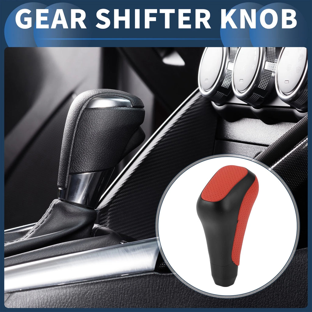 Automatic Gear Shift Knob for Toyota 4Runner (2012–2021) Faux Leather Black Red