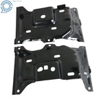 Set of 2 Front Bumper Brackets for Ford F-150 (2015-2017) Black
