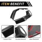 Set of 2 Carbon Fiber A/C Air Outlet Cover Trims for Toyota Tundra (2014–2021)