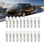 20pc T5 286 12V 1.2W Dashboard Light Bulb Kit for Car