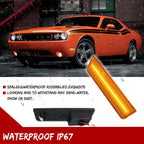Amber LED Front Side Marker Lamps for Dodge Challenger (2008–2014)
