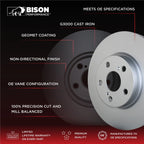 Front Brake Kit 325mm Disc Rotors Akebono Ceramic Pads for Ford Explorer Taurus (1991–2021)