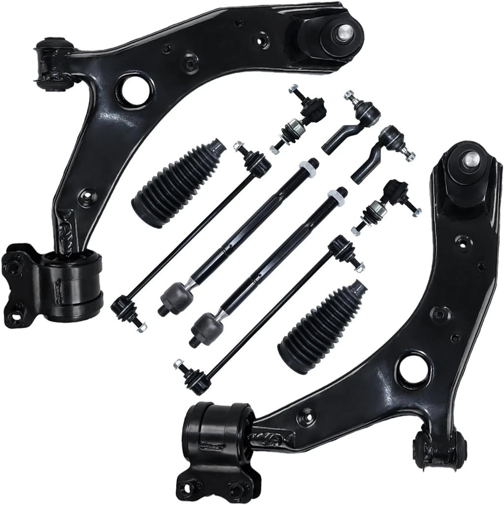 12Pcs Front Lower Control Arm Set for Mazda 3 (2004–2009)