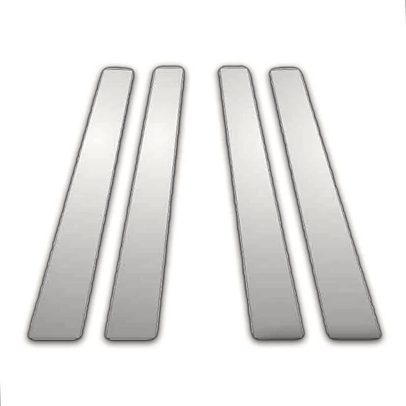 4Pc Chrome Pillar Post Covers for Mercedes C Class W203 (2000–2007)