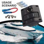 3 Way Bilge Pump Switch Panel for Marine (Automatic, Manual, Off)