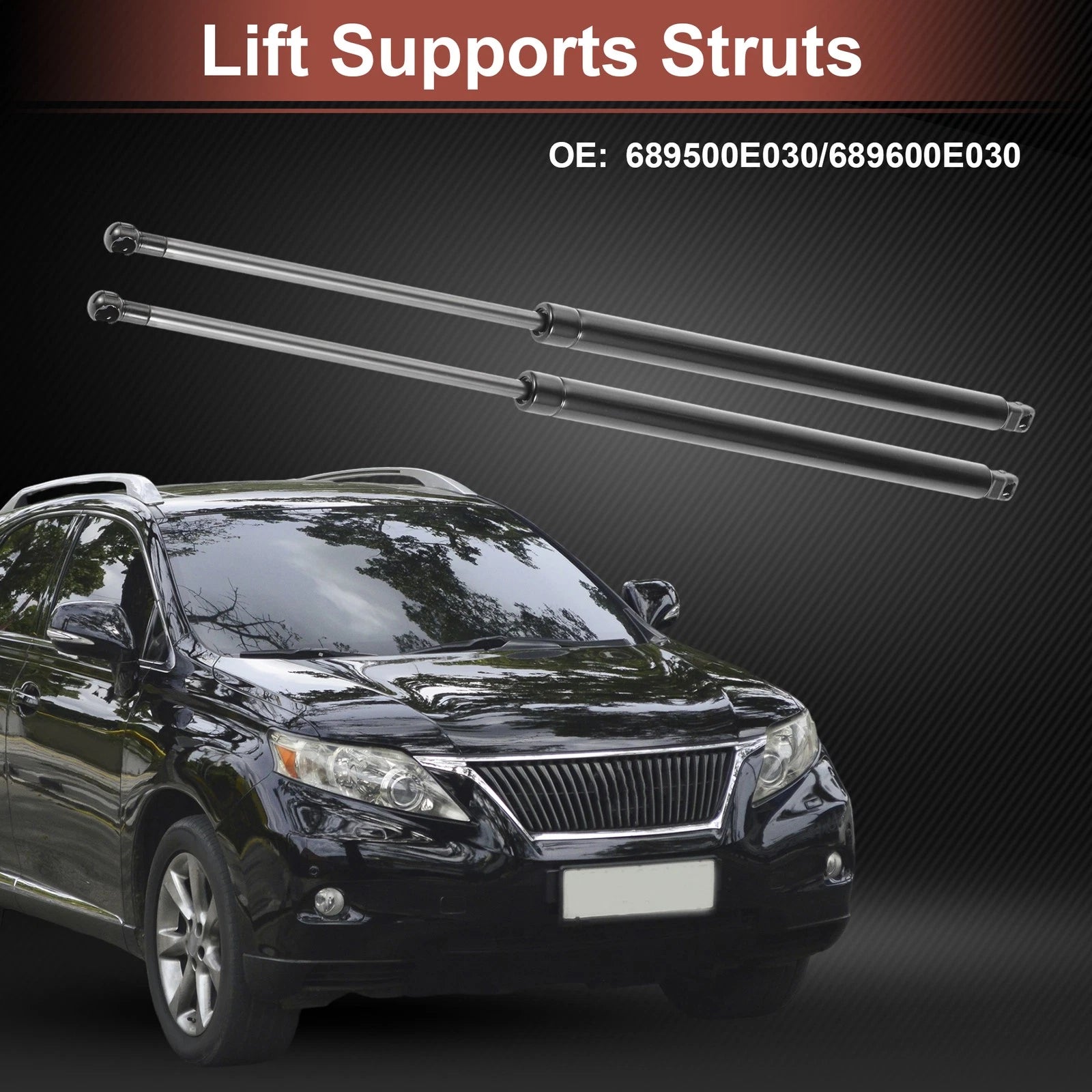 2X Rear Hatch Lift Supports Gas Strut for Lexus RX350 (2010–2015)