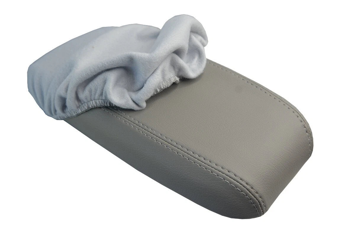 Fleece Console Lid Bucket Seat Cover for Toyota Tacoma (2001–2004) Gray