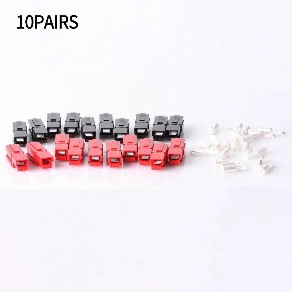 10 Pair Red Black 30 Amp 600V Anderson Plug Marine Power Connector