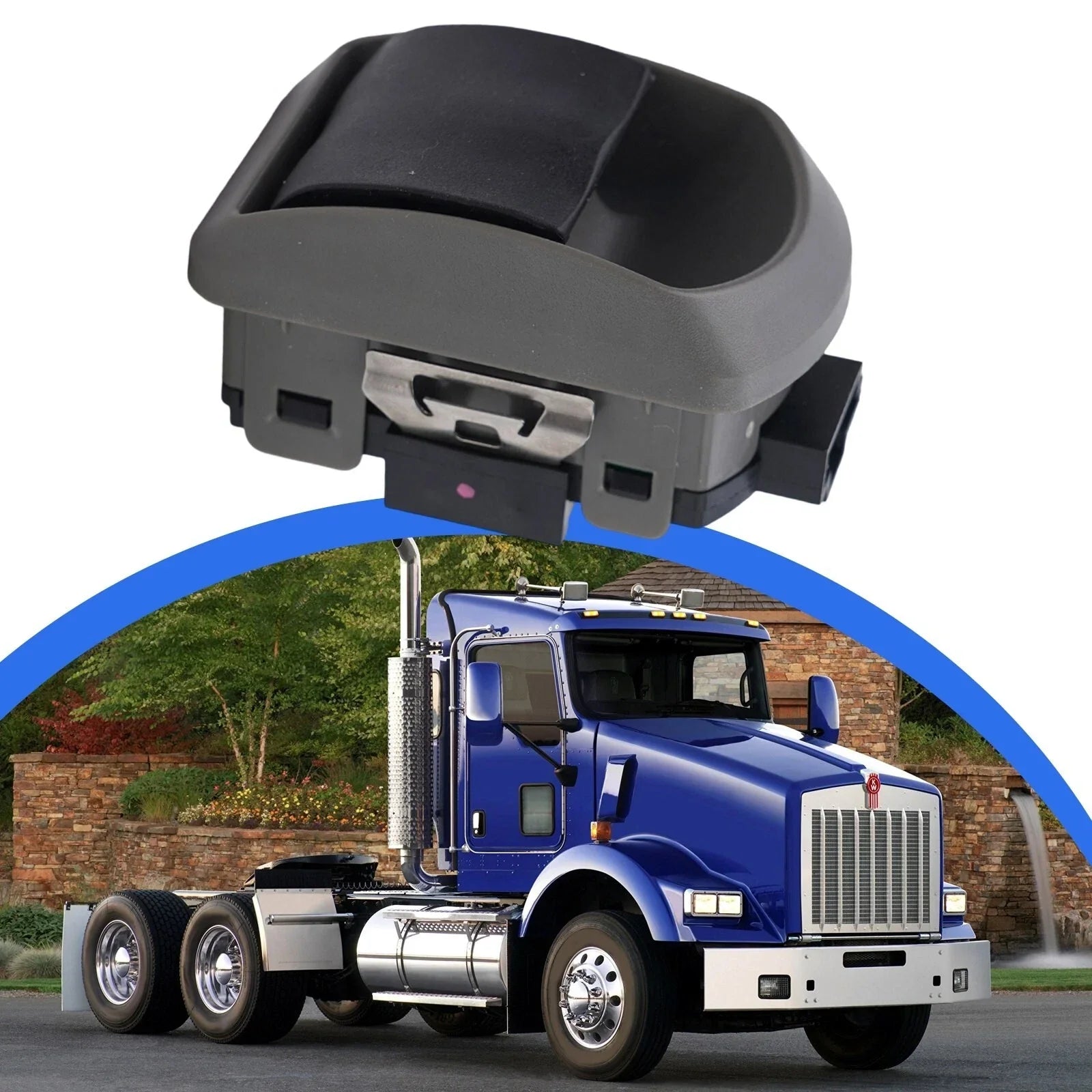 Glass Control Switch / 1 x / Glass Control Switch for Peterbilt and Kenworth