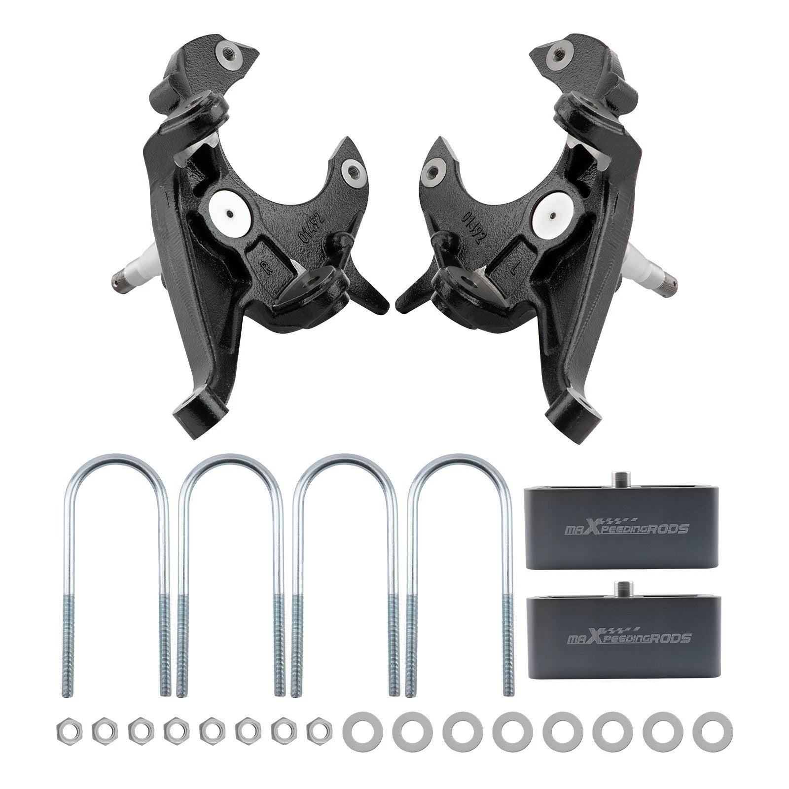 2" Lowering Spindles Blocks for Chevy S10 GMC S15 2WD (1982–2004)