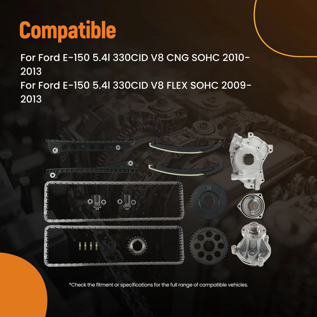 Engine Timing Chain for Ford E-350 Super Duty 5.4L V8 (2009–2014)
