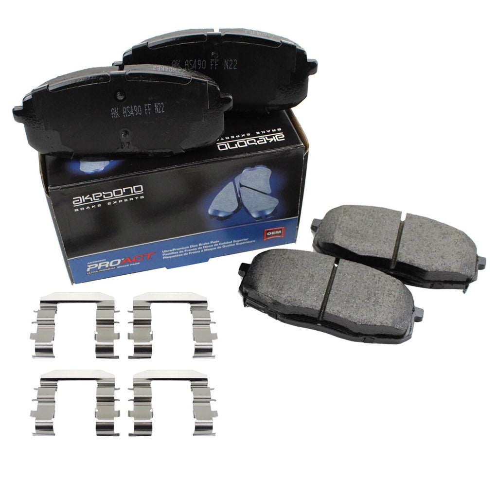 Front ProAct Disk Brake Pads for Hyundai Elantra, Kia Forte, Soul (2011–2023)