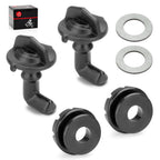2Pcs Hood Latch Toggles + Grommets Washers Kit for Polaris RZR S 4 800 (2008–2014)