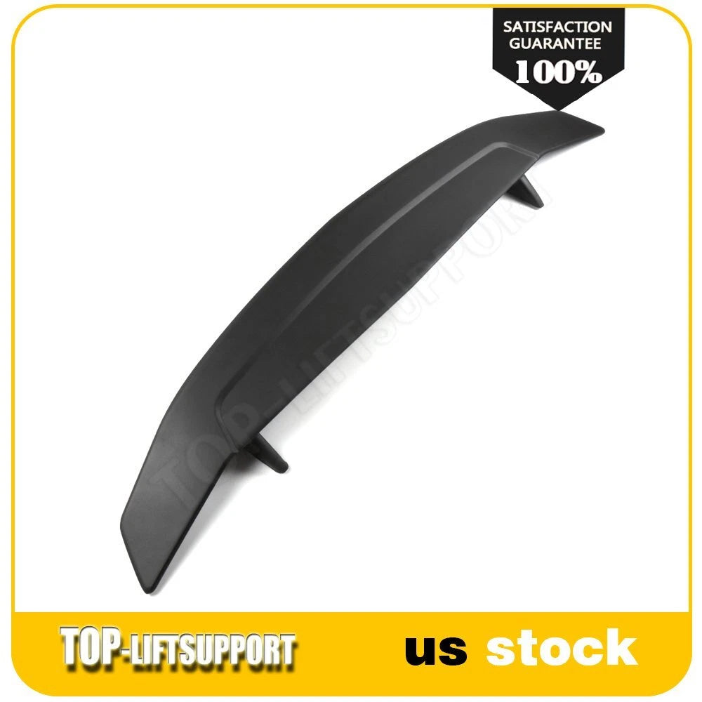 Rear Trunk Spoiler Wing with LED Brake Light for Sedans