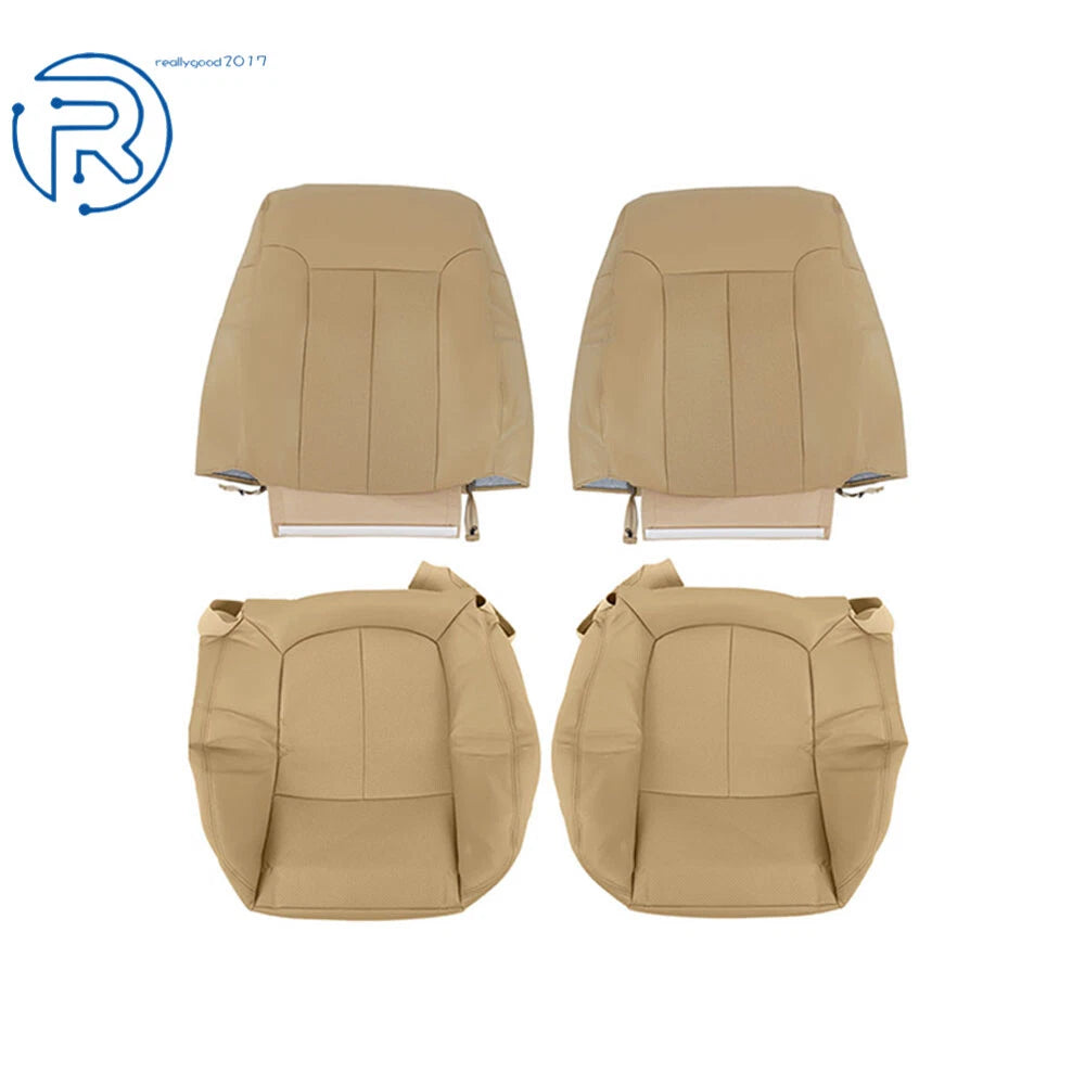 Set of 2 Perforated Leather Seat Covers for Ford F-150 (2009–2014)