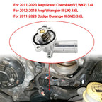 Thermostat Housing for Jeep Wrangler, Grand Cherokee, Dodge Durango (2011-2023)