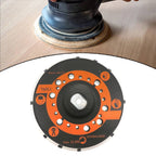 6 Inch Sanding Pad with 45 Holes for Pneumatic Sander (Compatible with Woodworking)