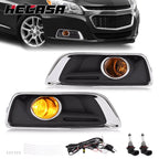 Fog Lights for Chevy Malibu (2013–2015) Pair with Switch & Bulbs