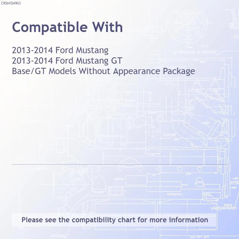 Replacement ABS Plastic Rear Bumper Molding for See compatibility Chart (—)