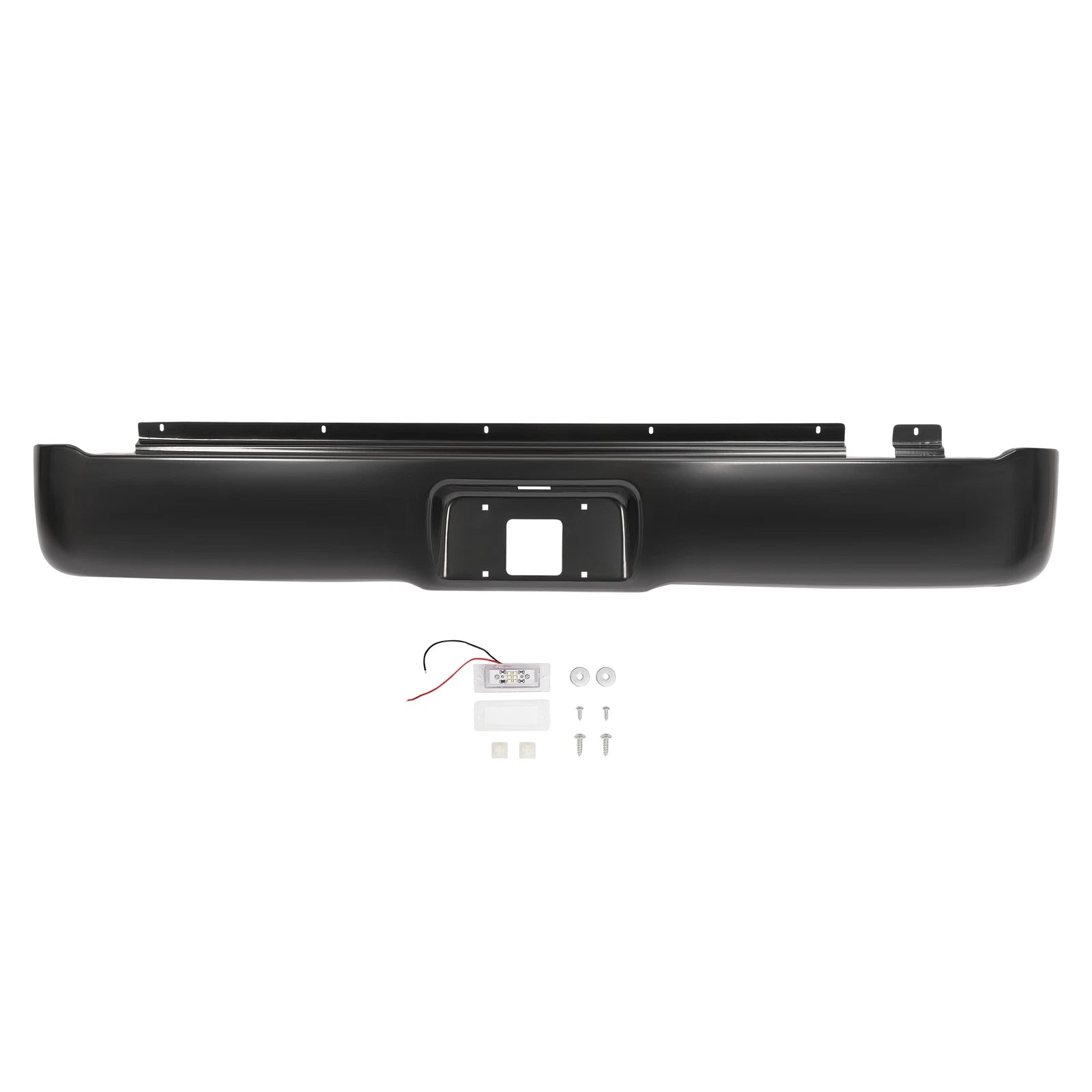 Black Steel Rear Roll Pan Assembly for Ford F-150 (2004–2010)