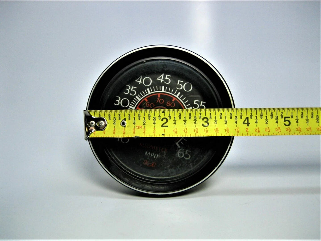 Medallion 3-3/4" Speedometer Gauge for - 0-65 MPH, Bracket, Bulb