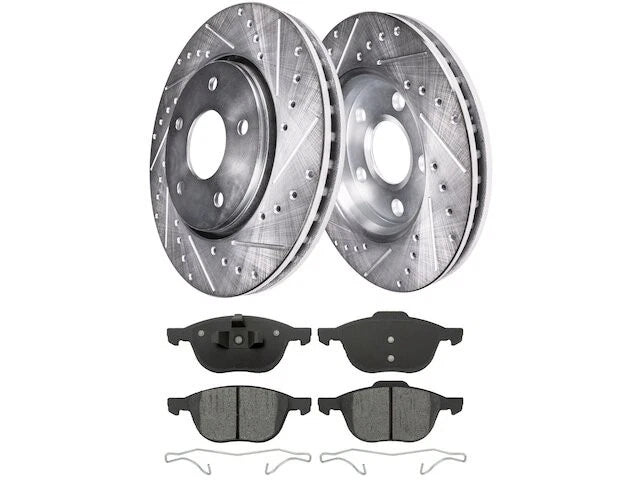 Front Brake Pad and Rotor Kit for Mazda 3 (2004–2013) ZS252BZ