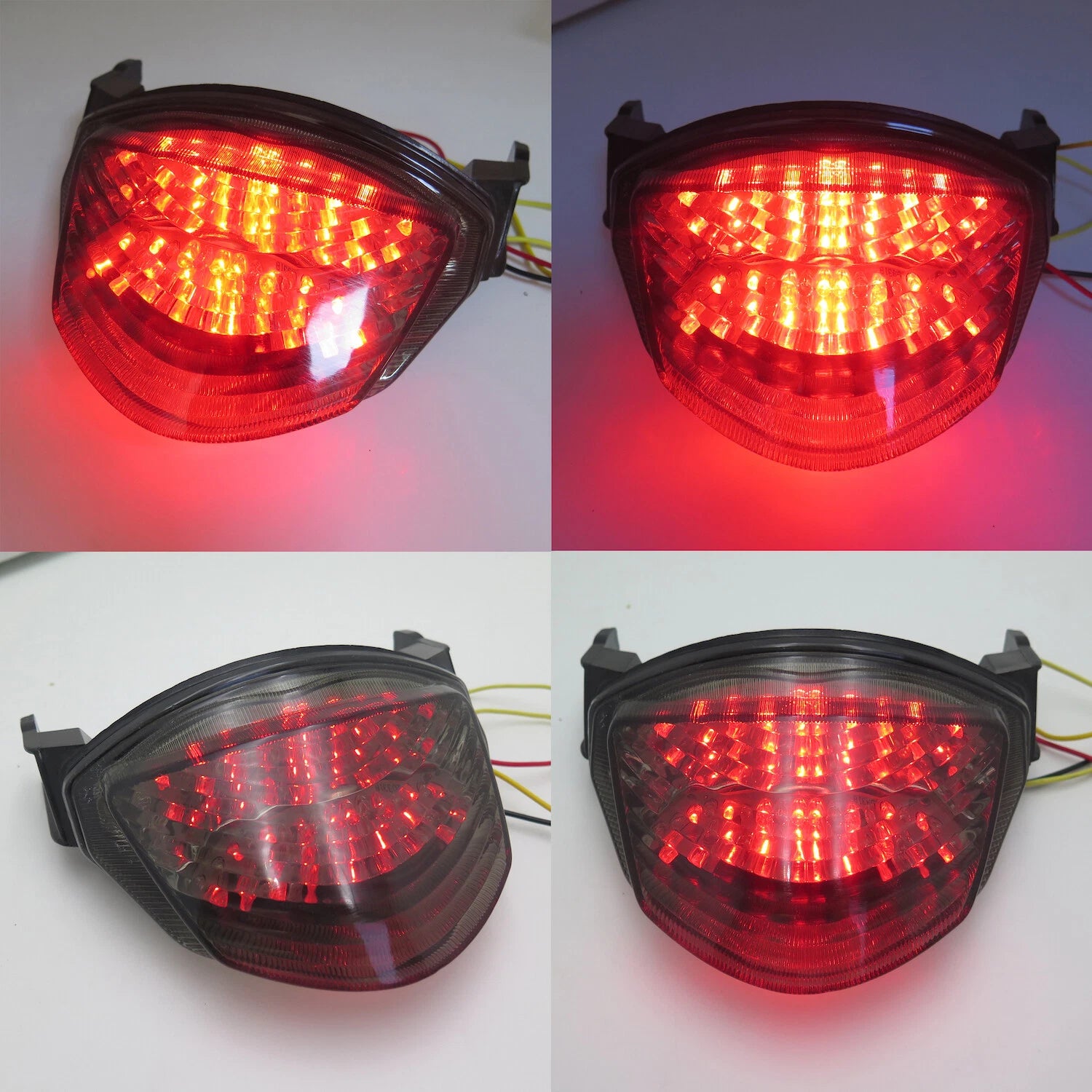 Smoke LED Turn Signal Tail Lights Lens for Suzuki GSXR 1000 (2005–2006)