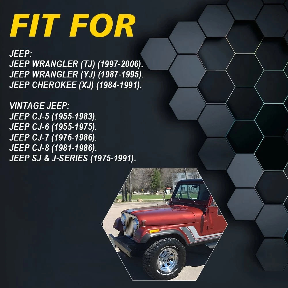Inside Rear View Mirror for Jeep Cherokee Wrangler (1976â2012)