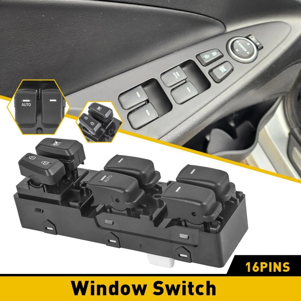 Power Window Switch for Hyundai Sonata (2011–2015) 93570-3S000 V