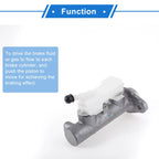 Brake Master Cylinder with Reservoir No. 46100SFJW01 for Honda Odyssey (2005–2008)