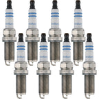 Set of 8 Bosch 9609 Double Iridium Spark Plugs for Hyundai Infiniti Kia Nissan V8