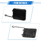 Tow Hook Cover for Mercedes-Benz W211 2002-2008 Plastic Black Rear Right
