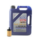 Oil Change Kit 5L Liqui Moly 5W40 Hengst for Audi 2.0/3.6L