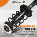 Set of 2 Front Struts with Coil Spring Assembly for Ford Fiesta (2011-2013)