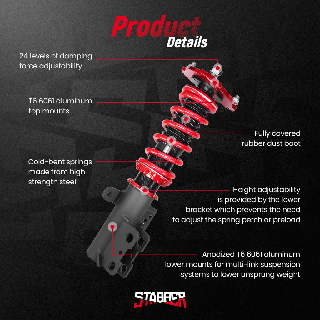 Coilovers Suspension Kit for Toyota Camry (2018–2023)