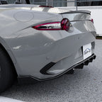Gloss Black Rear Bumper Side Fin Canards Splitter for Mazda MX-5 Miata (2016–2023)