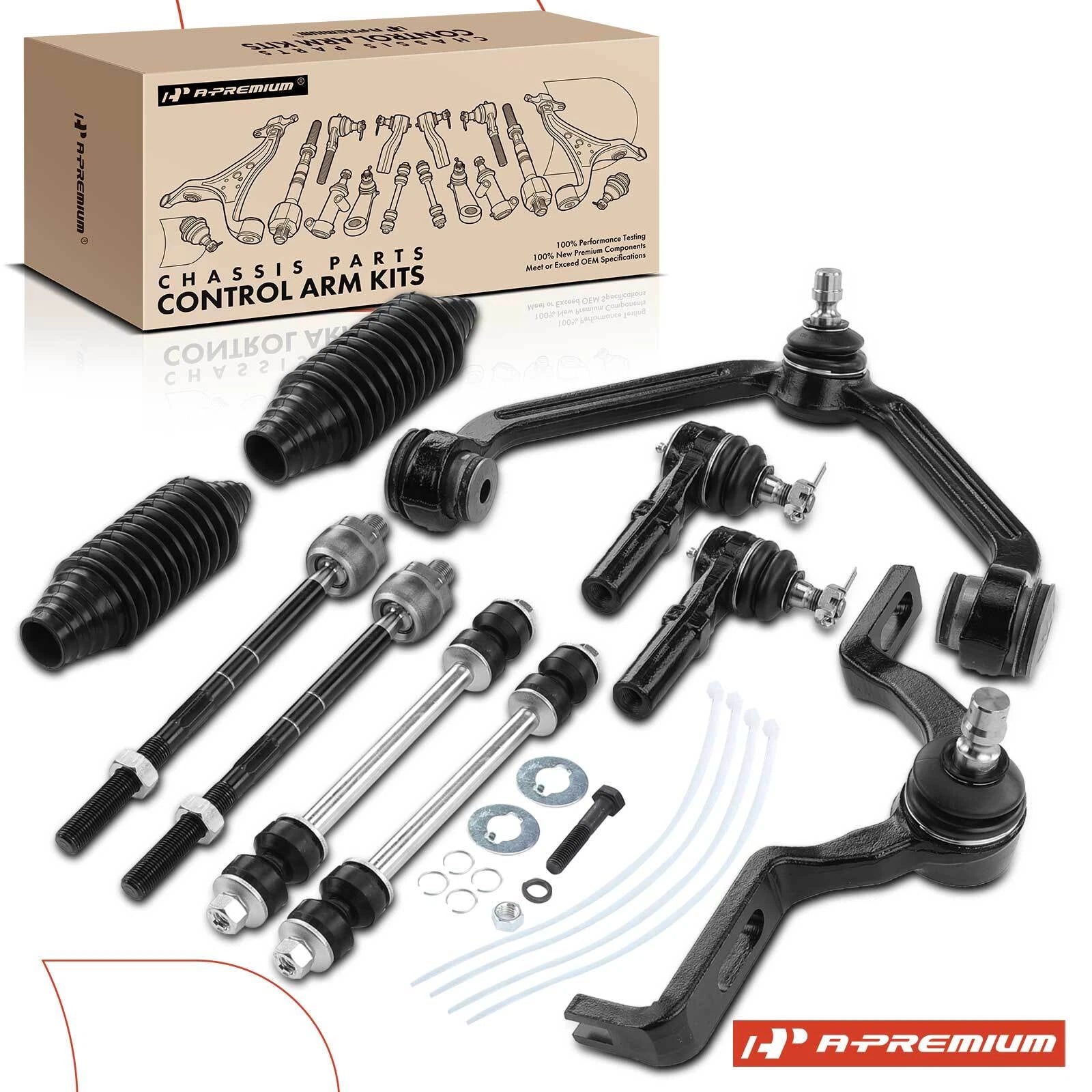 Set of 10 Front Control Arms with Ball Joints & Tie Rods for Ford (2001–2005)