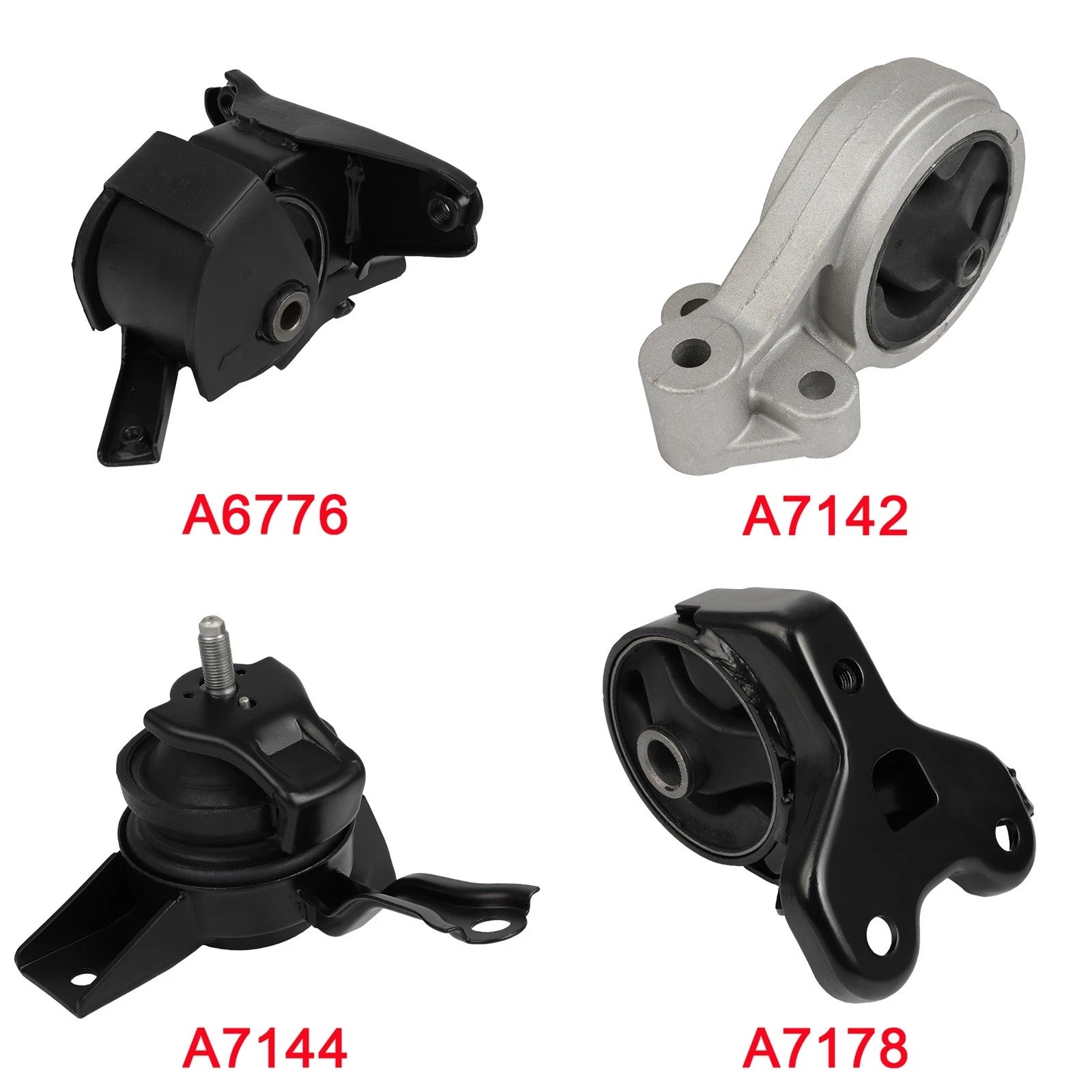 Engine Motor Mount Kits A6776 A7142 A7144 A7178 for Kia Spectra (2004–2006)