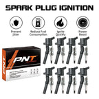 8X Ignition Coil & Spark Plug Kit for Ford F-150 (2001–2008), E-150 (2003–2008), Mustang (1999–2004)