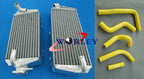 Aluminum Radiator & Orange Hose for Suzuki RMZ450 (2008-2015)