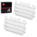 2 Radiator Louvers Guards for Kawasaki KX125 KX250 (1997–2004) 14037-1310-RZ White