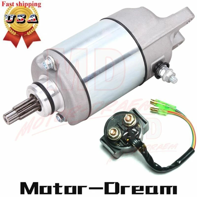 Starter & Relay Solenoid for Honda FourTrax 300 TRX300 (1988–2000) ATV