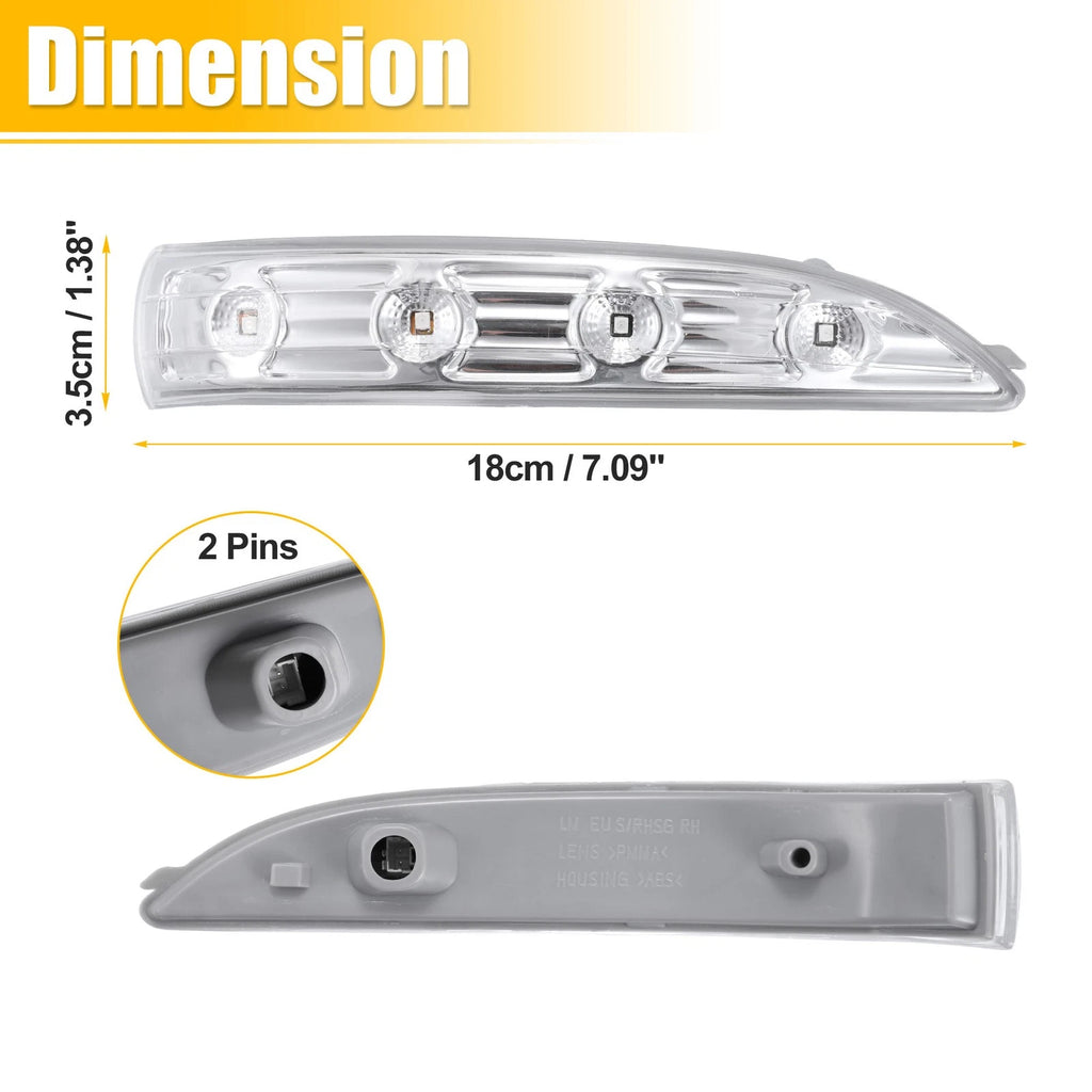Right Side Mirror LED Turn Signal Indicator Light for Hyundai Tucson (2010–2011)