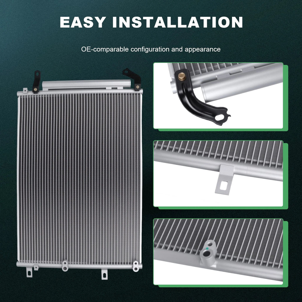Aluminum AC Condenser for Jeep Cherokee (2014–2018)