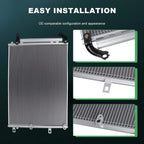 Aluminum AC Condenser for Jeep Cherokee (2014–2018)