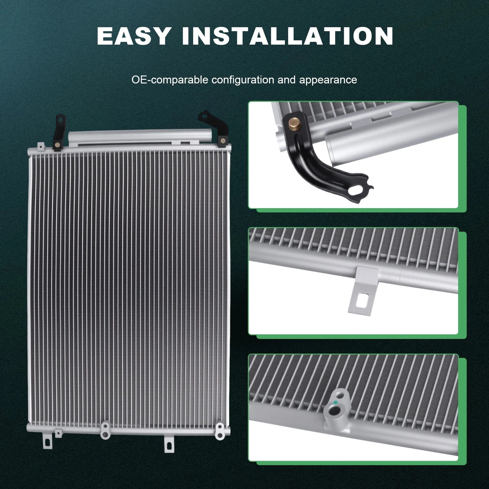 Aluminum AC Condenser for Jeep Cherokee (2014–2018)