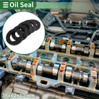 Set of 5 Oil Seals NBR Rubber 38x62x10mm for High Pressure