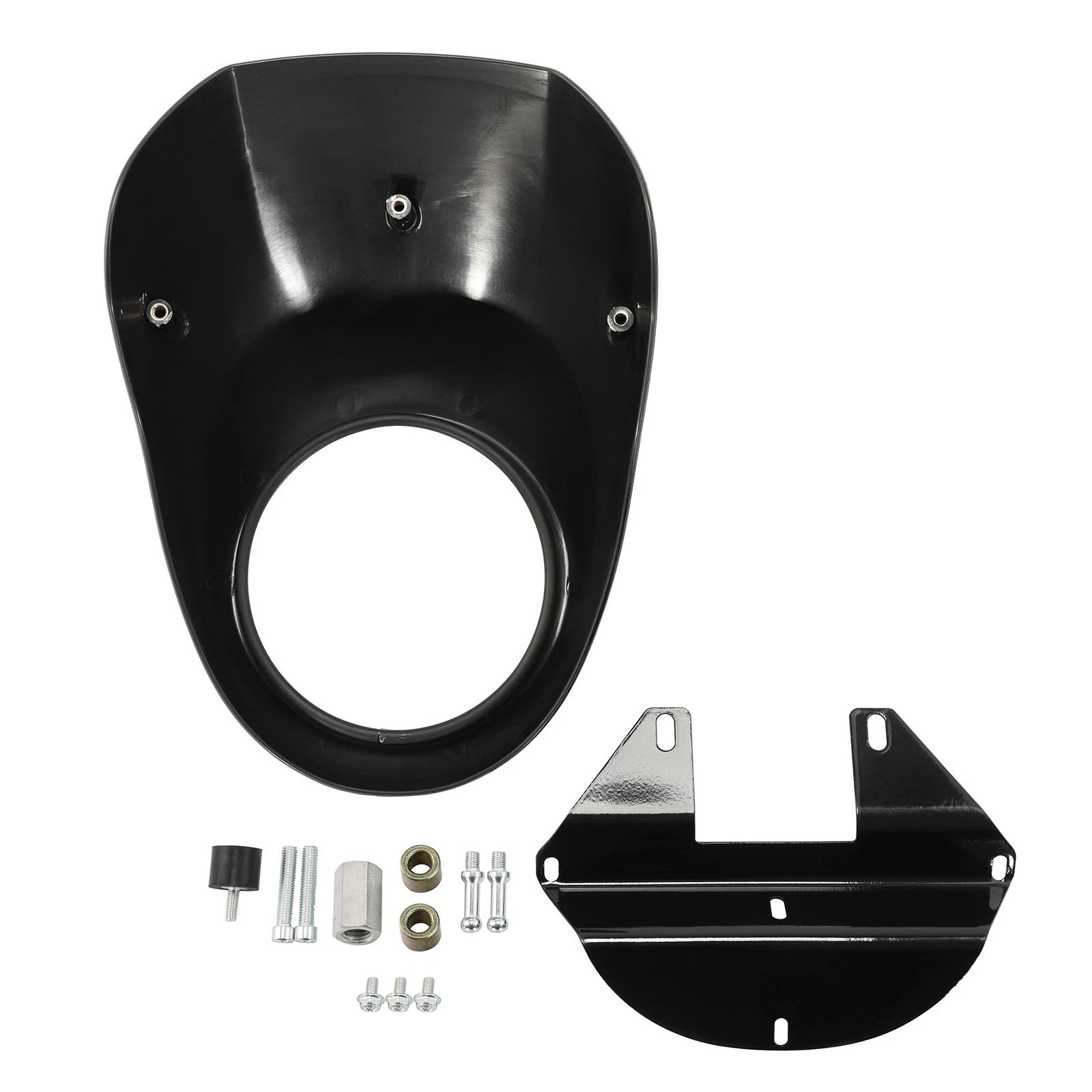 39mm Fork Headlight Fairing Cowl Mask for Harley Sportster XL Dyna (1973–Present)