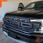 4PCS White LED Front Grille Lights for Ford Ranger Raptor (2022-2025)